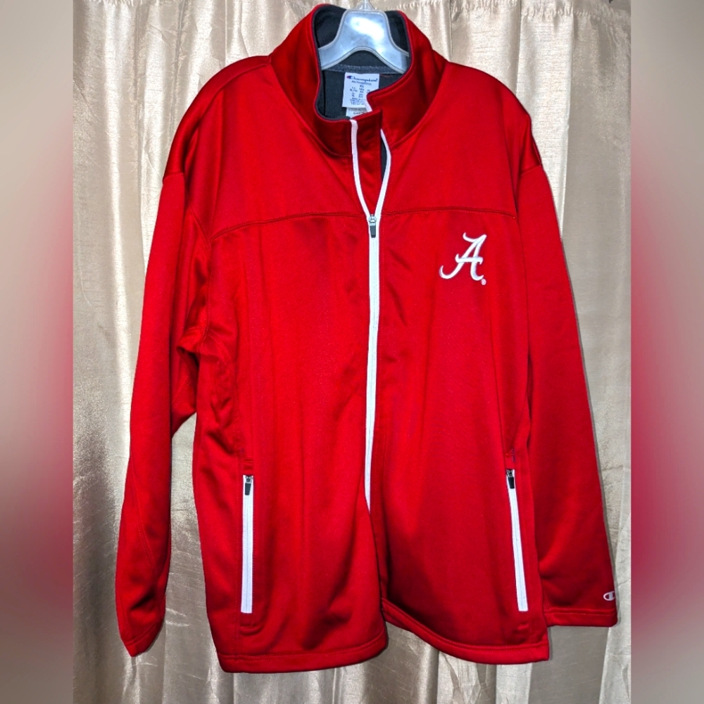Men's XL Champion Alabama zip up track style jacket. XL